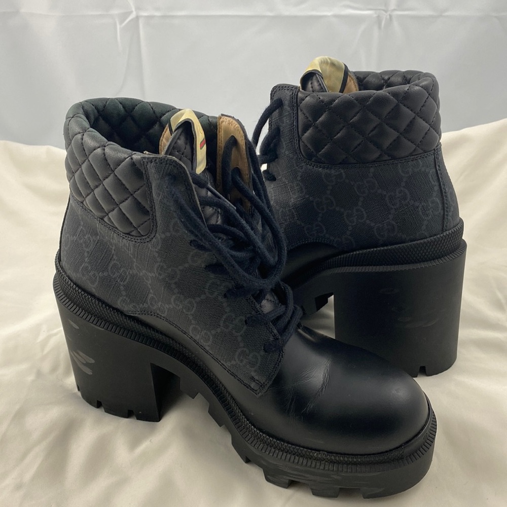 Black Gucci Nero Heeled Boots